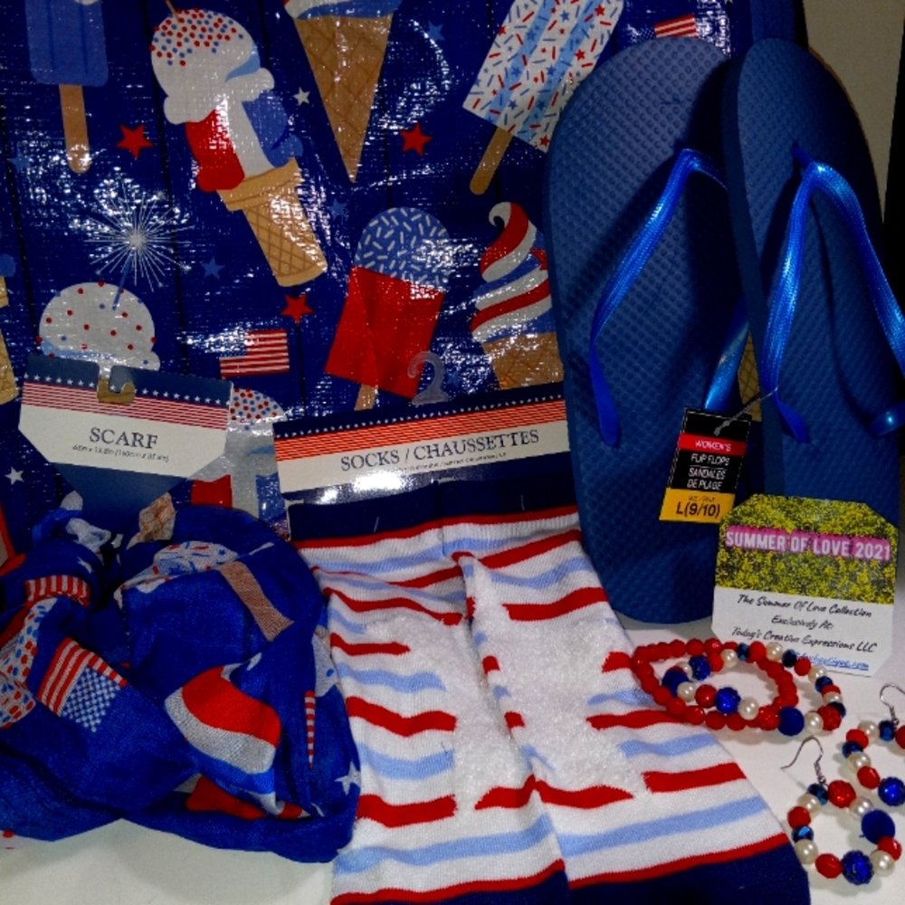 Patriotic Ladies Tote Bag Gift Set!